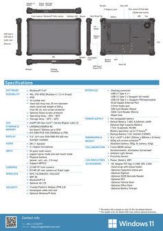 MSI tablet NE21 11,6 inch