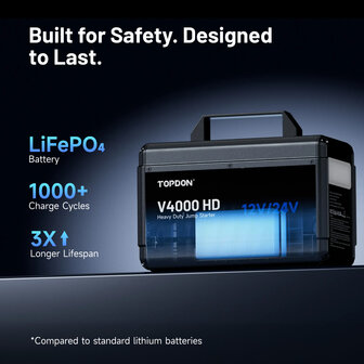 Topdon V4000 HD startbooster