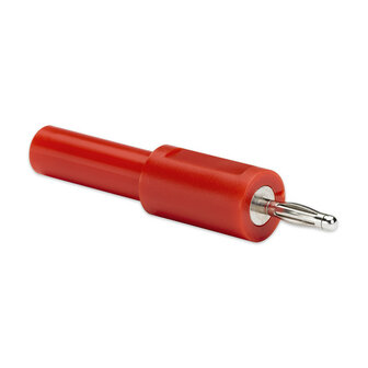 Adapter 4 mm tot 2 mm rood