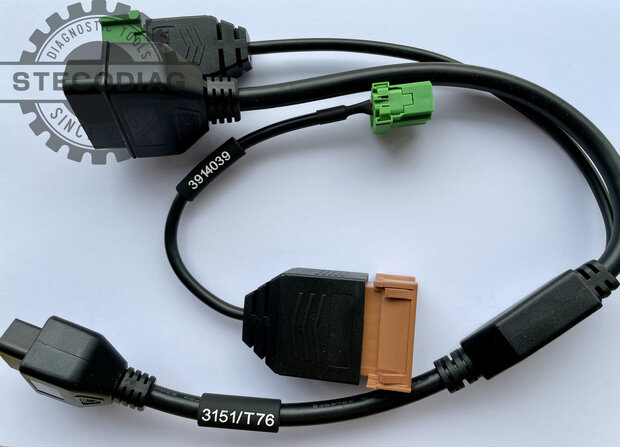 Texa Diagnose & adapter kabel voor IVECO Truck