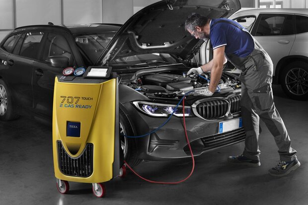 Texa KONFORT 707 TOUCH airco servicestation 2 GAS READY