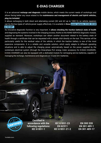 Texa E-DIAG CHARGER 60KW