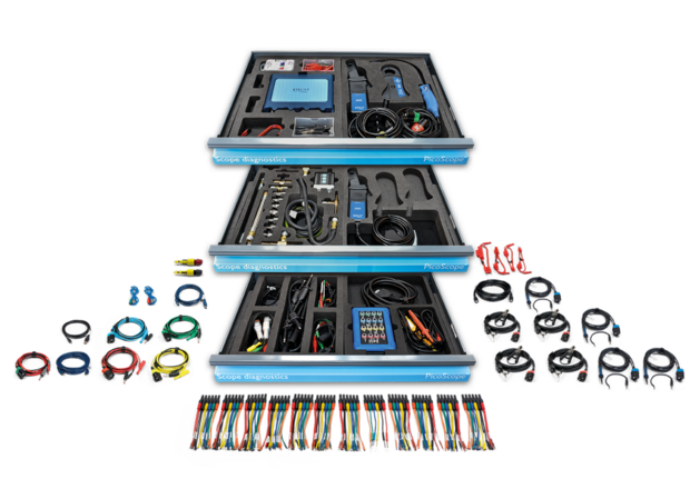 PicoScope 4-kanaals Master kit in inlegfoam