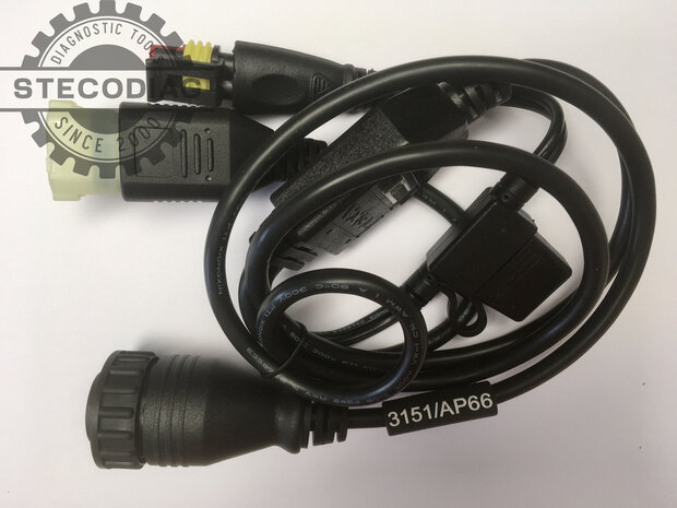 Texa Power &amp; diagnostic cable for YAMAHA Cross motorcycles (3151/AP66)