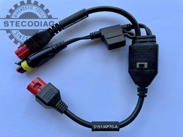 Texa Bike EURO 5 power adapter cable (3151/AP70A)