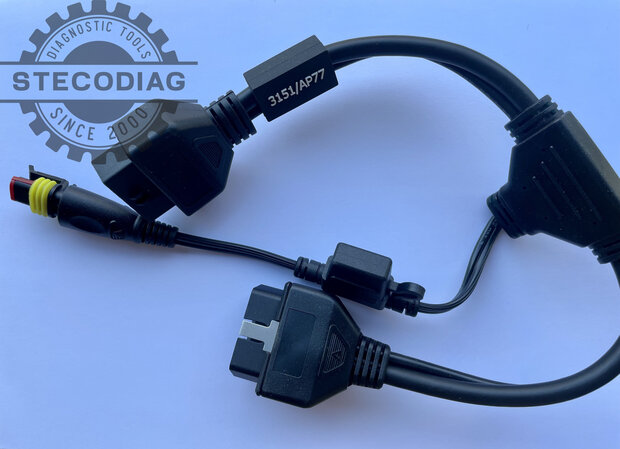 Texa BIKE EOBD power adapter diagnostic cable (3151/AP77)