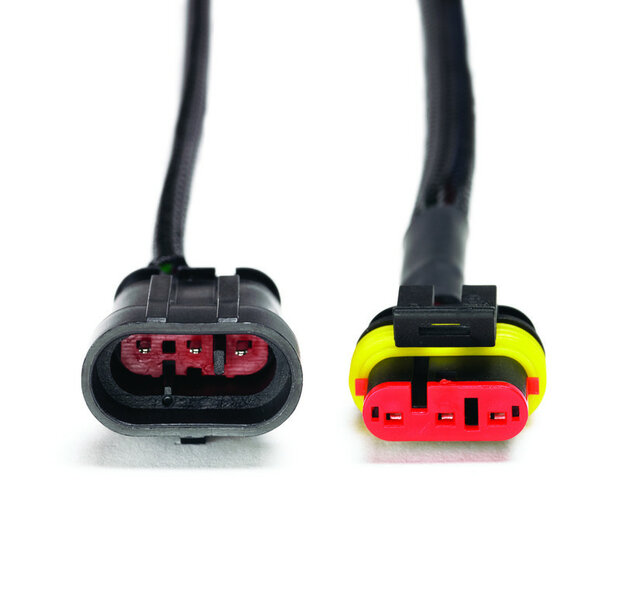 Pico 3-pin AMP connector breakout snoer