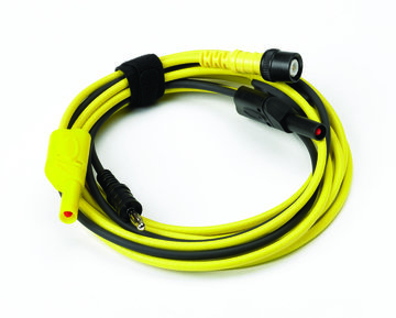 Premium testsnoer 5 m geel