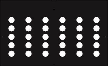 Front video camera calibration panel for ALFA ROMEO Type 1