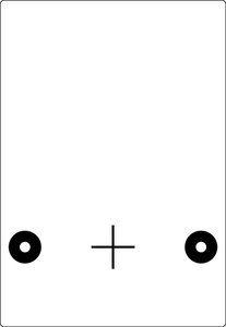 Front video camera calibration panel for MERCEDES