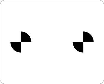 Front video camera calibration panel for NISSAN/INFINITI