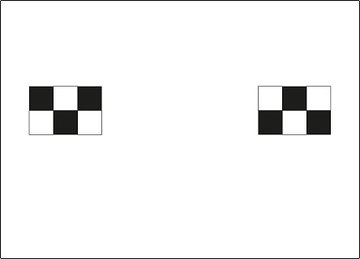 Front video camera calibration panel for NISSAN Type 1